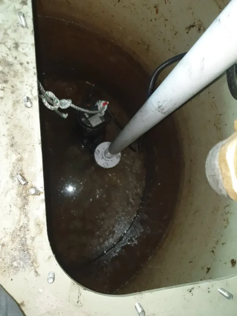 오배수 패키지 3마력 그라인더펌프 2대 출장 교체 작업 후기 2 오배수 패키지
