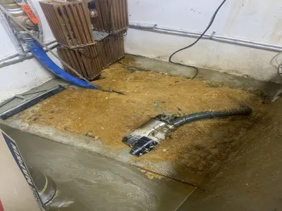 식당 오수펌프 고장